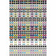 POCHETTE DE 594 GOMMETTES YEUX ADHÉSIVES ASSORTIES, REPOSITIONNABLES
