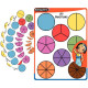 POCHETTE DE 702 GOMMETTES FRACTIONS