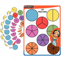 POCHETTE DE 702 GOMMETTES FRACTIONS