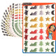POCHETTE DE 960 GOMMETTES DE NOËL MÉTAL ASSORTIES