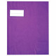 PROTÈGES-CAHIER VIOLET *PQT10* ÉP.21/100ÈME 17X22 CM PVC VIOLET