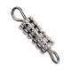 SAC 20 FERMOIRS A VIS COLORIS ARGENT