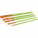 SACHET DE 10 PINCEAUX SYNTHÉTIQUE PLATS N°4