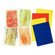 SACHET DE 4 PLAQUES À EMBOSSER, LES TEXTURES