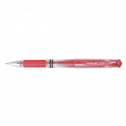 STYLO BILLE GEL UMN 153 ROUGE METAL POINTE 1 MM
