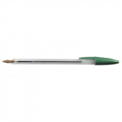 STYLOS BIC CRISTAL BOITE DE 50 POINTE MOYENNE VERT