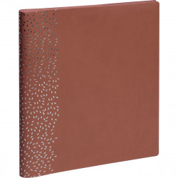AGENDA SEMAINIER AMÉLIE 21X27CM TERRACOTTA 12 mois de janvier à décembre. La semaine sur 1 page