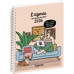 AGENDA SEMAINIER GOMARGU 15X21CM 12 mois, de Janvier à Décembre. La semaine sur 1 page