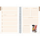 AGENDA SEMAINIER GOMARGU 15X21CM 12 mois, de Janvier à Décembre. La semaine sur 1 page