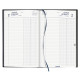AGENDA BANQUIER LARGE 1 VOLUME NOIR 17x27cm 1 jour par 2 pages