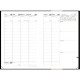 AGENDA SEMAINIER CALYPSO 10X15 CUIVRE 13 mois de Décembre à Décembre. La semaine sur 2 pages