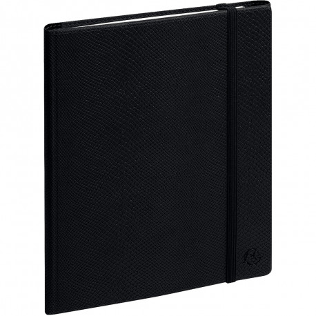 AGENDA SEMAINIER ALL IN ONE 15X21CM KAA NOIR 12 mois janvier à décembre 1 semaine sur 2 pages