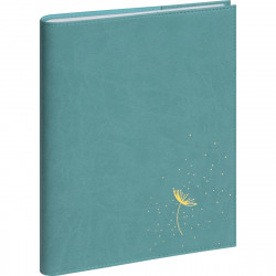 AGENDA SEMAINIER ONDINE 15X21CM BLEU 12 mois de janvier à décembre. 1 semaine sur 2 pages