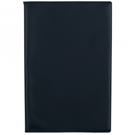 AGENDA SEMAINIER EXDI 16X24CM NOIR 12 mois Janvier à Décembre. La semaine sur 2 page