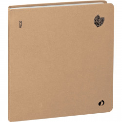 AGENDA SEMAINIER HARMONY 16X16CM PÉCAN 13 mois, de Décembre à Décembre La semaine sur 2 pages