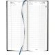 AGENDA LONG 1 JOUR EURO/CENTIMES NOIR 12,8x33cm 1 jour par page