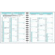 AGENDA SEMAINIER 15X17CM MÉMOIRE DE POISSON ROUGE 12 mois de Janvier à Décembre. La semaine sur 2 pages