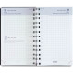 AGENDA DE CHANTIER 16,5CM ASSORTI 10x16.5cm 12 mois de Janvier à Décembre grille horaires 8h-19h