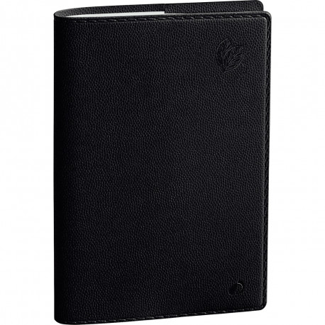 AGENDA SEMAINIER EQUOLOGY 21X27cm NOIR 13 mois de décembre à décembre. La semaine sur 2 pages