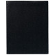 AGENDA SEMAINIER PLASTIQUE 21X27CM NOIR 13 mois Décembre à Décembre. La semaine sur 2 pages
