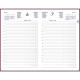 AGENDA CARRE 1 JOUR EURO CENTIMES ASSORTI 14x22cm 12 mois de Janvier à Décembre. 1 jour par page