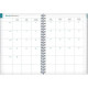 RECHARGE AGENDA EASYTIME 15X21cm 12 mois Janvier à décembre 1 semaine sur 2 pages