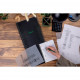 CAHIER SPIRALE A5+ 160P 90G  5X5  GREENBOOK RHODIACTIVE 100% RECYCLÉ   FAB France PEFC 