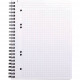 CAHIER SPIRALE A5+ 160P 90G  5X5  GREENBOOK RHODIACTIVE 100% RECYCLÉ   FAB France PEFC 