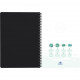 CAHIER SPIRALE A4 180P 90G  5X5  OXFORD OCEANIS  COUV PP ECOLABEL SCRIBZEE 80 % RECYCLE 100% RECYCLABLE FAB FRANCE 21X29.7