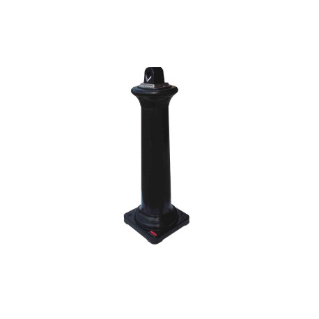 CENDRIER SUR BASE GROUNDSKEEPER TUSCAN NOIR ROND