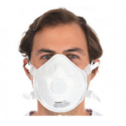MASQUE FFP3 *BTE10*AVEC VALVE  BARETTE NASALE NORME EN149 2001+A1
