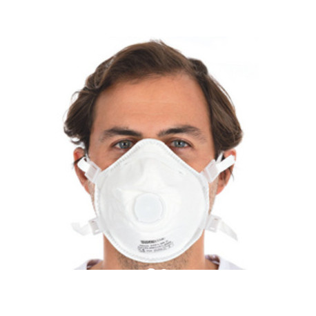 MASQUE FFP3 *BTE10*AVEC VALVE  BARETTE NASALE NORME EN149 2001+A1