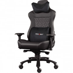 FAUTEUIL GAMING ORAXEAT XL800 P/200KG NOIR BASCUL.DECALE SUPP.LOMB.ACC.4D SIMILICUIR MICROPERF.AERAT.OPTIMALE INCL.DOSS.85 A 165