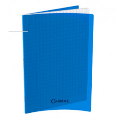 CAHIER POLYPRO BLEU 21x29,7 80G 96 PAGES SEYES CAMBRIDGE