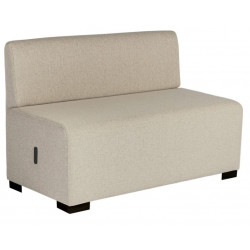 CANAPE HIZIAC2A ET B 2P BEIGE SAHARA TISSU POLYESTER (POSS.EN SIMILICUIR S/DDE) ASS.FACILE STRUCT.PIN PIEDS PATINS ANTIDERAP.