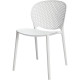 CHAISE BEEZ BLANC USAGE INTER.EXTER.POLYPROP. 100% RECYCL. ANTI UV GAR 3 ANS