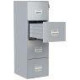 CLASSEUR A TIROIRS PRO FAB FR L41,8 H130,2 P54,1 CM  4 TIROIRS POUR DOSSIERS SUSPENDUS ALUMINIUM GAR 5 ANS