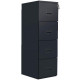 CLASSEUR A TIROIRS PRO FAB FR L41,8 H130,2 P54,1 CM   4 TIROIRS POUR DOSSIERS SUSPENDUS NOIR GAR 5ANS