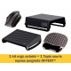 PACK PROMO support écran + repose pieds + souris ergo, le tapis de souris offert*