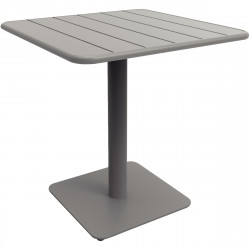 TABLE BISTROT VERANO GRIS 100% ALUM.RECYCL.ASS.95KG GAR 3 ANS
