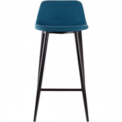 TABOURETS MUST BLEU LOT 2 STRUCT.CONTREPLAQ.REVET. TISSU GAR 1 AN