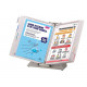 PUPITRE DE CONSULTATION TARIFOLD ANTIMICROBIEN 10 POCHES A4 BLANC