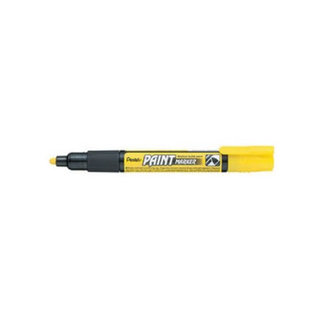 LOT X12 MARQUEUR PEINTURE JAUNE PERMANENT MMP20 PENTEL POINTE CONIQUE