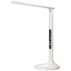 LAMPE BLANC À LED SUCCESS - Affichage calendrier, réveil, heure, température