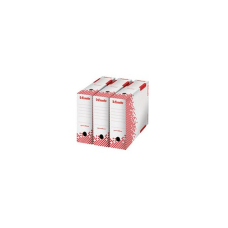 BOITE ARCHIVE DOS 15CM PQT25 SPEEDBOX A4 RECYCLE 100%