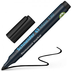 MARQUEUR PERMANENT POINTE OGIVE 130 NOIR SCHNEIDER