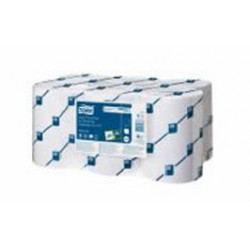 LOT X 6 ROULEAU ESSUIE MAINS BLANC 2 PLIS TORK H13 145,2 M LAIZE 24.7CM