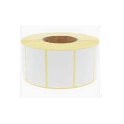 LOT X6 ROULEAU DE 2740 ETIQUETTES ZEBRA L76.2MM H50.8MM D200MM N76MM BLANCHES Z-PERFORM