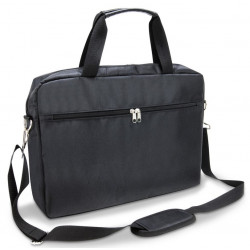 SACOCHE POUR ORDINATEUR PORTABLE 17.3 POUCES PORTE DOCUMENT MULTIPOCHES NYLON NOIR