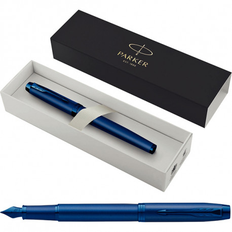 STYLO PLUME IM MONOCHROME BLEU